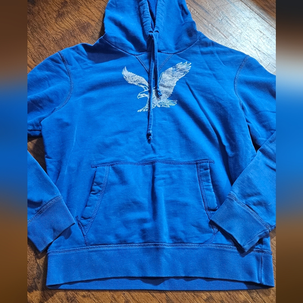 Blue American Eagle Hoodie